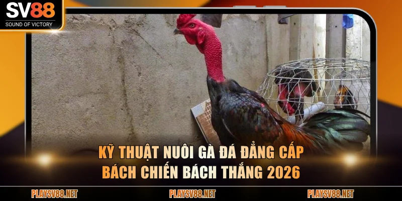 Kỹ thuật nuôi gà đá